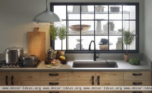 eclectic kitchen by Kohler