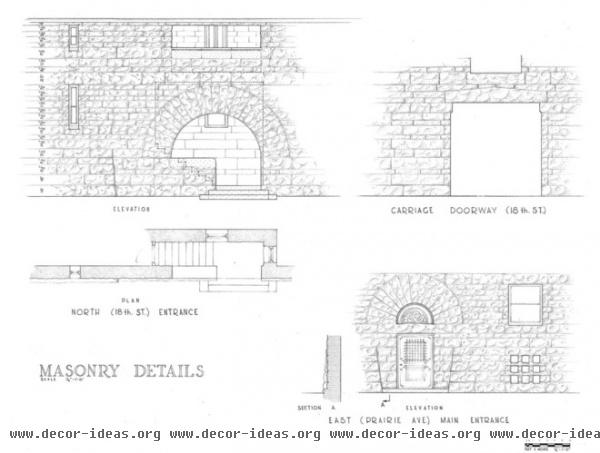 traditional exterior elevation John J. Glessner House