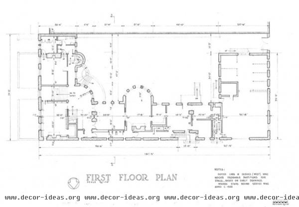 traditional floor plan John J. Glessner House