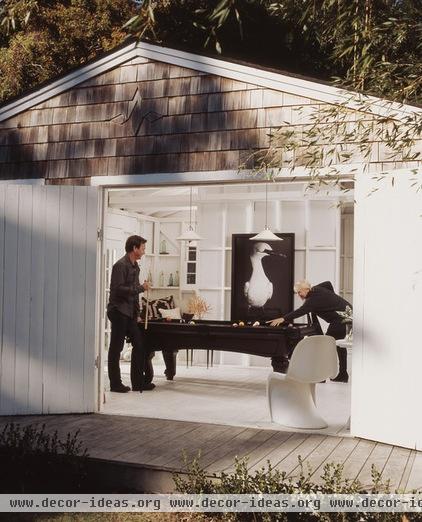 traditional garage and shed by SchappacherWhite Architecture D.P.C.