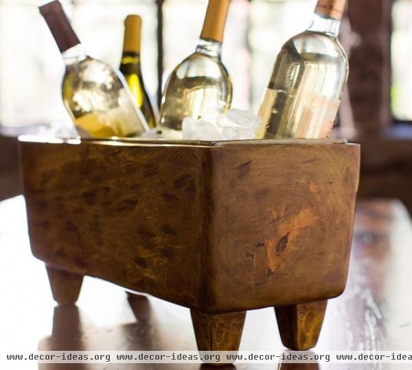 contemporary barware by Pottery Barn