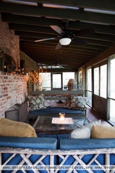 rustic porch by Anna Addison Photography