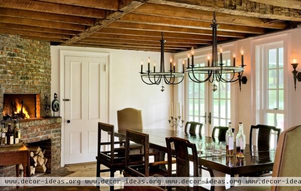 farmhouse dining room by Crisp Architects