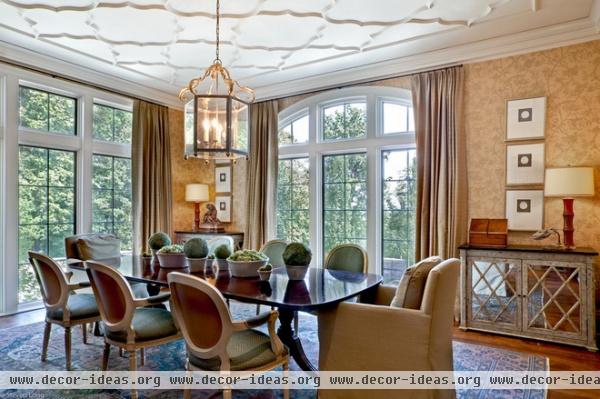 traditional dining room by Jason Arnold Interiors