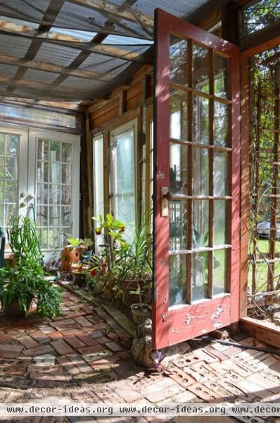 eclectic garage and shed by Sarah Greenman