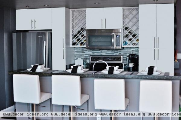 contemporary kitchen by Nicole White Designs Inc