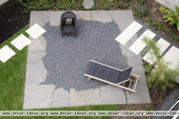 modern patio by RH Factor Landscape Design