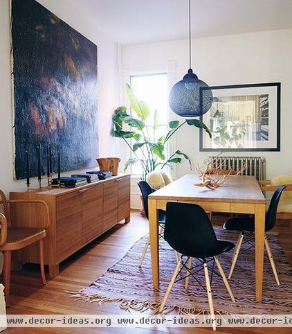 modern dining room by The Marion House Book