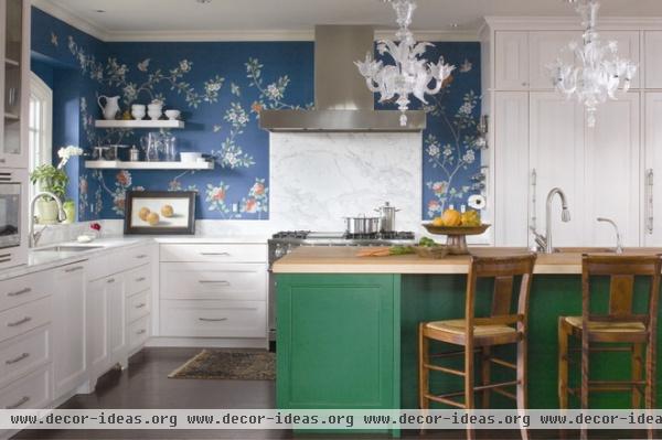 eclectic kitchen by Andrea Schumacher Interiors