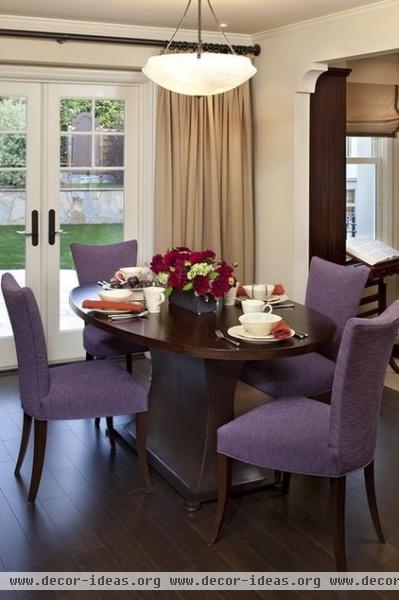 eclectic dining room by Lindy Donnelly