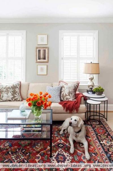 traditional living room by TerraCotta Properties