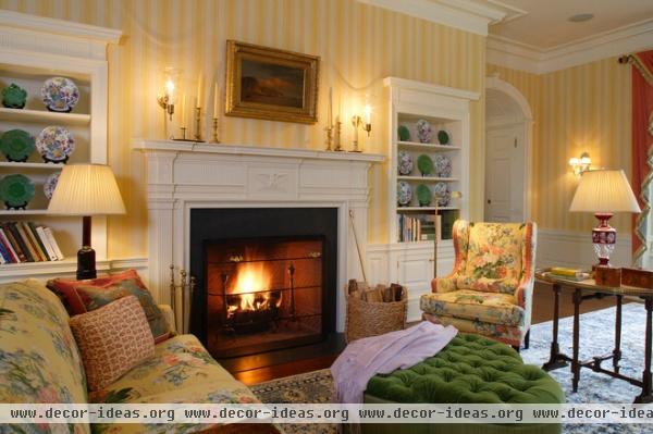 traditional living room by John Milner Architects, Inc.