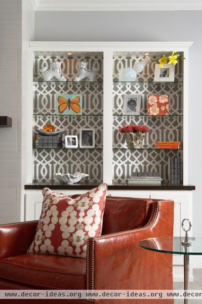 eclectic family room by Martha O'Hara Interiors