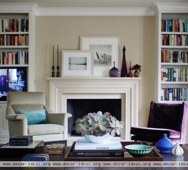 traditional living room by Christopher Burns Interiors