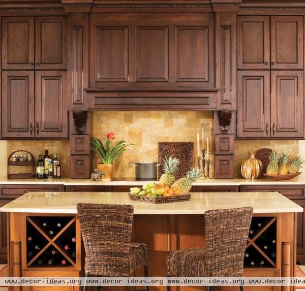 tropical kitchen by Dura Supreme Cabinetry