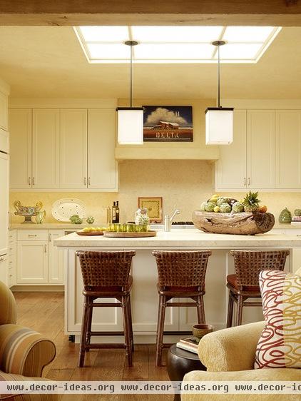 mediterranean kitchen by Tucker & Marks