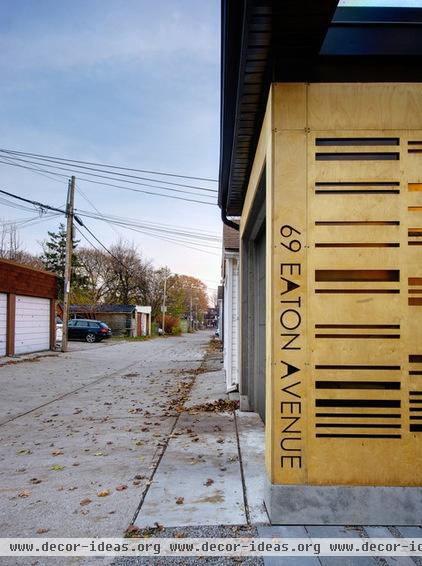 contemporary garage and shed by Creative Union Network Inc.