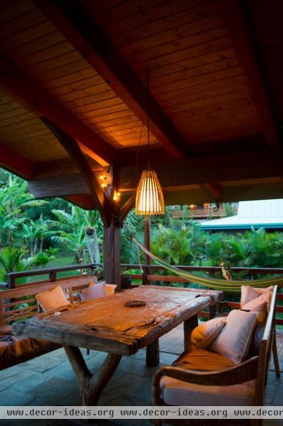 tropical porch by Ashley Camper Photography