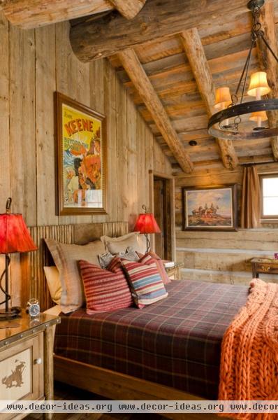 rustic bedroom by Pearson Design Group