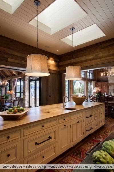 rustic kitchen by Morgan-Keefe Builders, Inc.