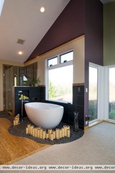 asian bathroom by DreamMaker Bath & Kitchen of Greater Grand Rapids