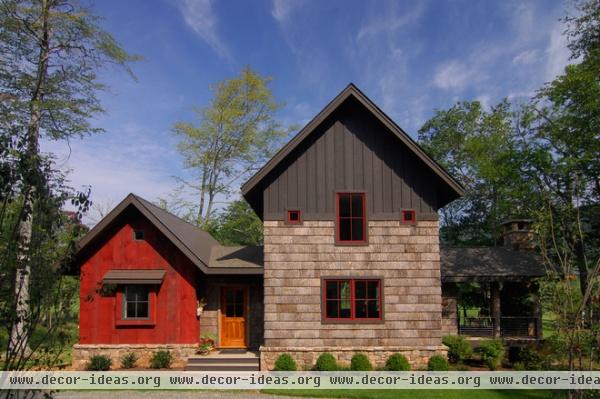 rustic exterior by Christopher Kellie Design Inc.