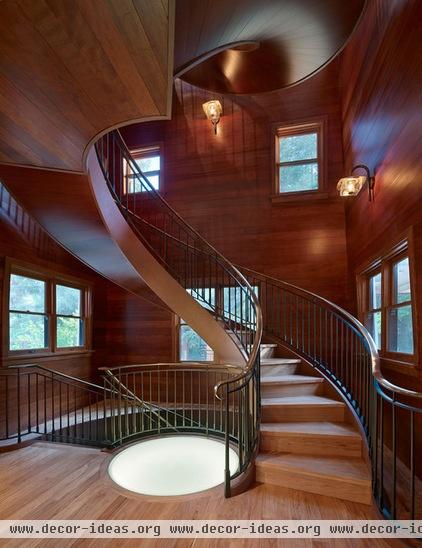 eclectic staircase by Cody Anderson Wasney Architects, Inc.