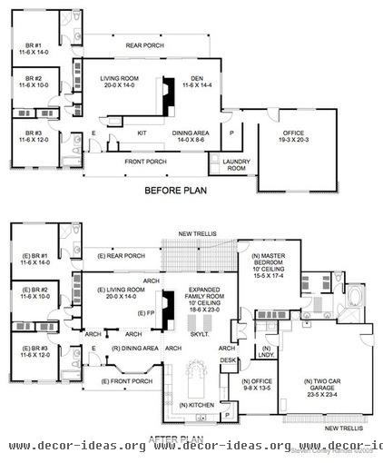 traditional floor plan by Steven Corley Randel, Architect