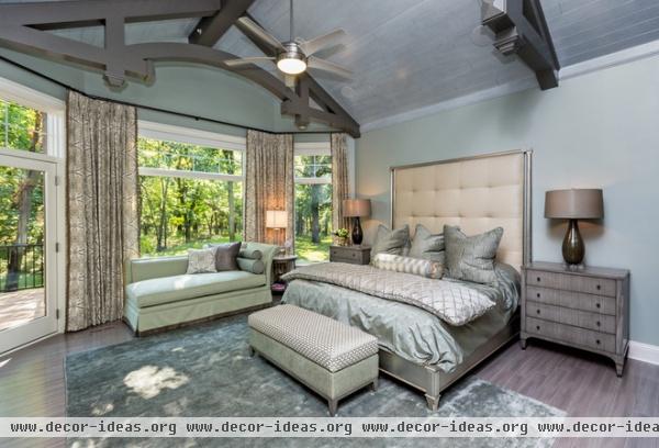 transitional bedroom by Meghan Blum