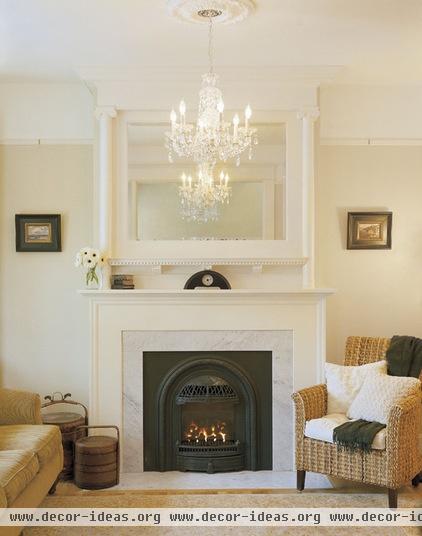 traditional living room by Emerick Architects