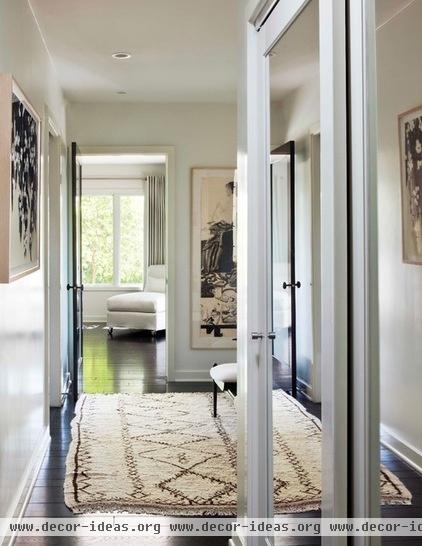 contemporary hall by Rozalynn Woods Interior Design