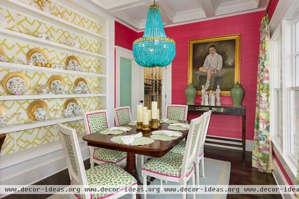 transitional dining room by Colordrunk Designs