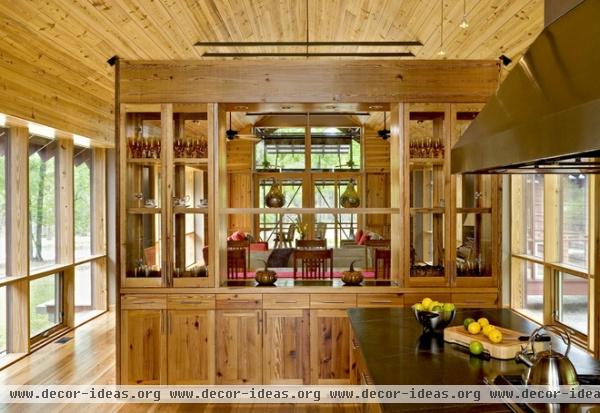 farmhouse kitchen by Robert M. Cain, Architect