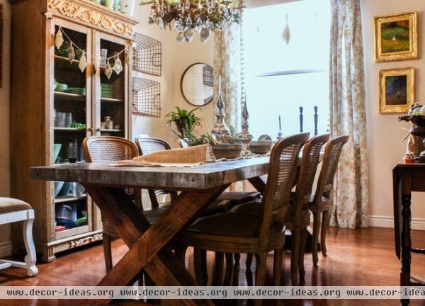 eclectic dining room by Mina Brinkey