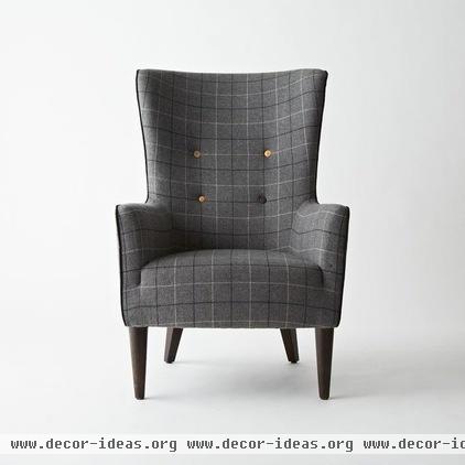 contemporary armchairs by West Elm