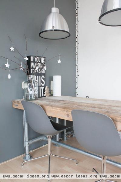 My Houzz: Black and White Make a Dutch Apartment All Right