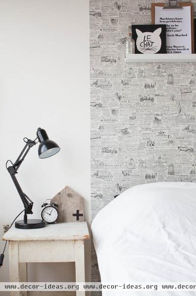 eclectic bedroom by Louise de Miranda