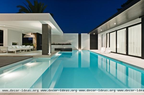 contemporary pool by C.O.S Design