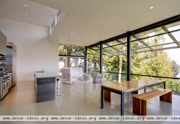 modern living room by E. Cobb Architects