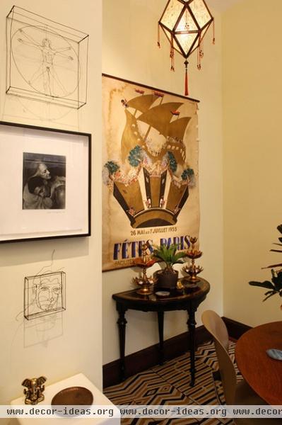 eclectic dining room by Robert Holgate Design