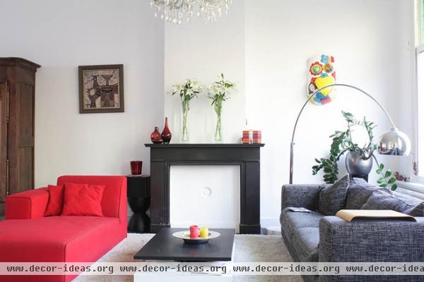 My Houzz: Modern Style and Abstract Art Intertwine in Amsterdam