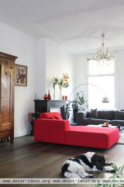 My Houzz: Modern Style and Abstract Art Intertwine in Amsterdam