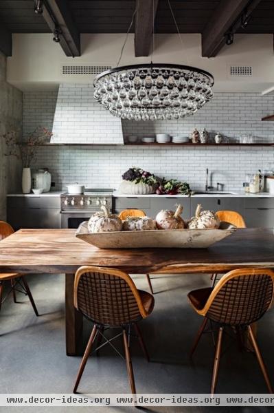 industrial kitchen by Jessica Helgerson Interior Design