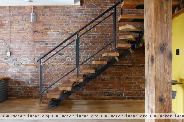 industrial staircase by Esther Hershcovich