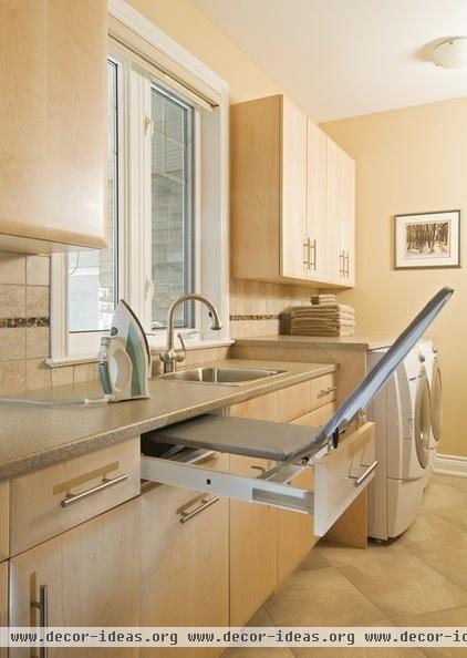 contemporary laundry room by Design To Perfection Kitchen Concepts INC