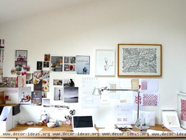 eclectic home office by sarah & bendrix