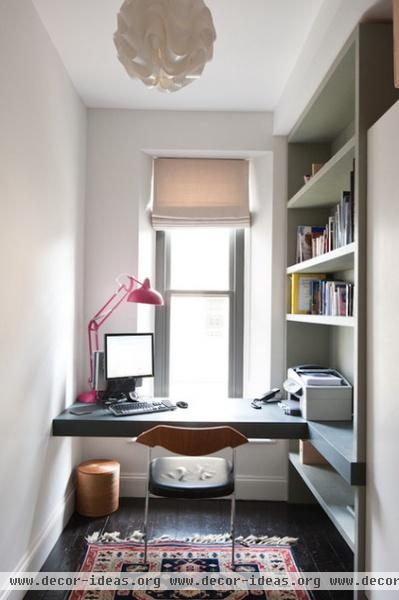 contemporary home office by moon design + build