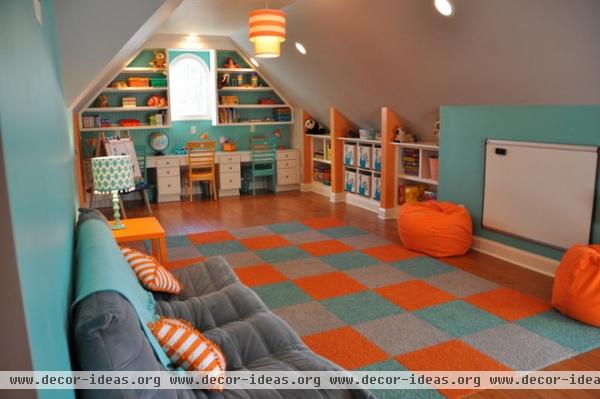 contemporary kids Kids' Playroom