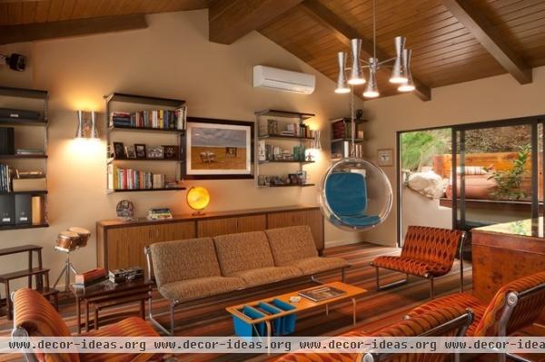 midcentury living room by Susan Jay Design