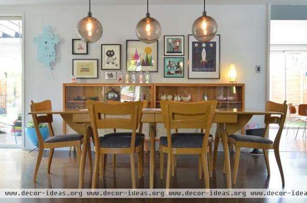 midcentury dining room by Sarah Greenman